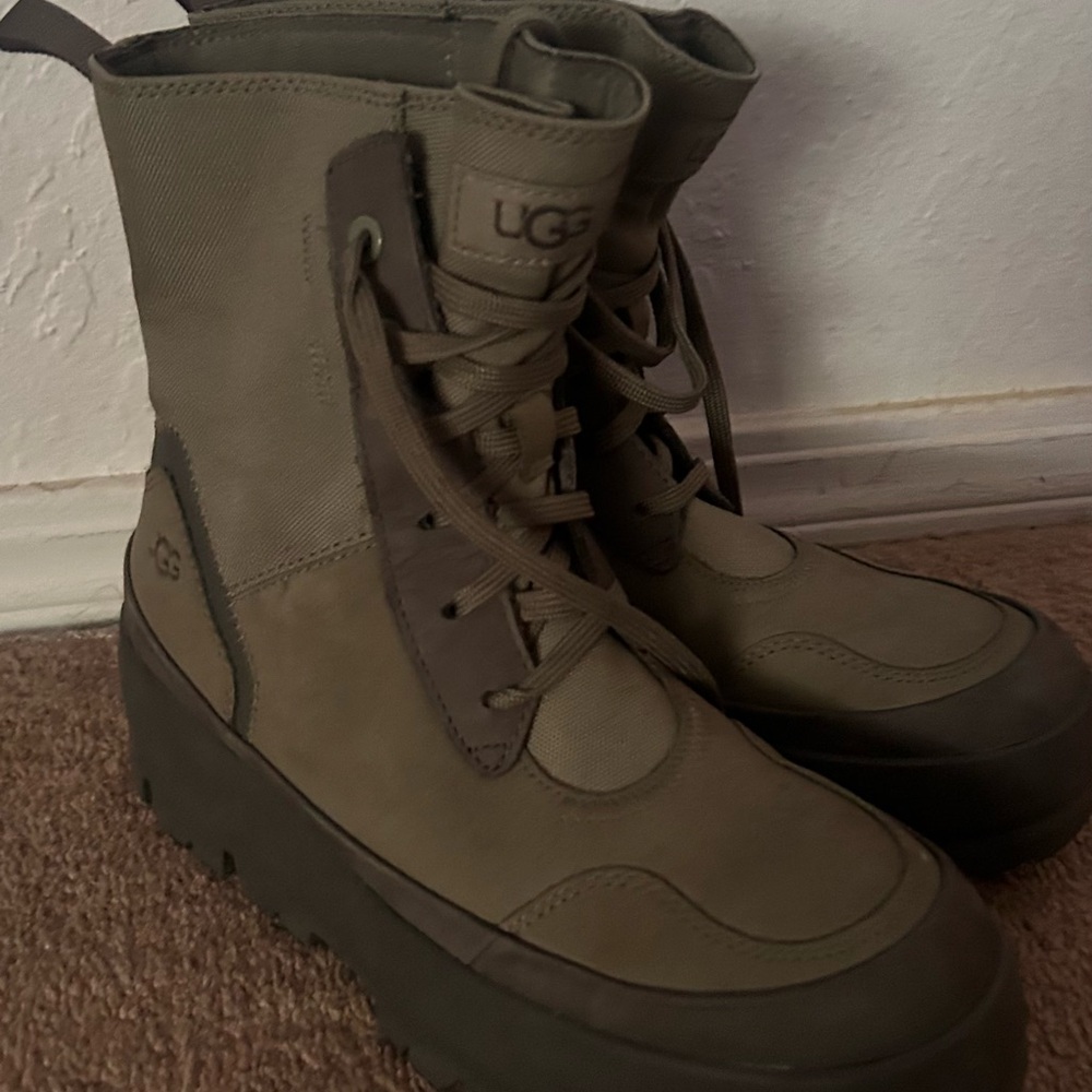 UGG Khaki Platform Boots